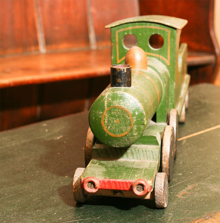 20th Century English painted antique toy